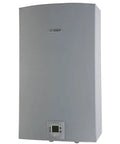 Pro Level Heavy Duty Propane Tankless Water Heater Boasting 199k BTU Output With A Quick 9.4 Gpm Flow Rate Using Smart Electronic Ignition and Versatile Stainless Venting For Serious Hot Water Power Zero Hustle, grey finish.
