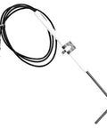Flame Sensor Replacement For Commercial Cooking Equipment, High-Performance Sensor Element For Burners And Ovens, Durable Industrial Grade Part, Easy Install, Reliable Fire Safety Upgrade with black cable and white ceramic rod