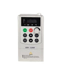 Heavy Duty 11kW 15HP VFD With RS485 Protocol For Crane System Automation Control AC Drive, Rugged Inverter For Hoists And Material Handling, Industrial Speed Control, Durable Industrial Grade Performance. Front view of 220V 2.2kW VFD drive with keypad