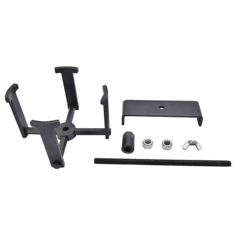 Heavy Duty Automatic Transmission Clutch Spring Compressor Tool Kit with components arranged on white background.