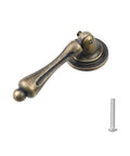 8 Piece Tear Drop Cabinet Pull Handles In Antique Bronze With Screws For Drawers Dressers And Wardrobes Zinc Alloy Knob Pulls