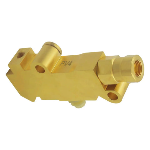Premium Universal Brass Disc To Disc Brake Proportioning Valve For Classic Trucks Show Rigs And Hot Rods with brass finish