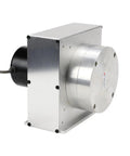 Side view of Pull Rope Displacement Potentiometer And Draw Wire Position Sensor Linear Transducer WPS-L Series in metal housing