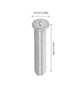 4mm rivet used in 80 Piece Aluminum Dent Puller Kit For Auto Body Repair with dimensions displayed