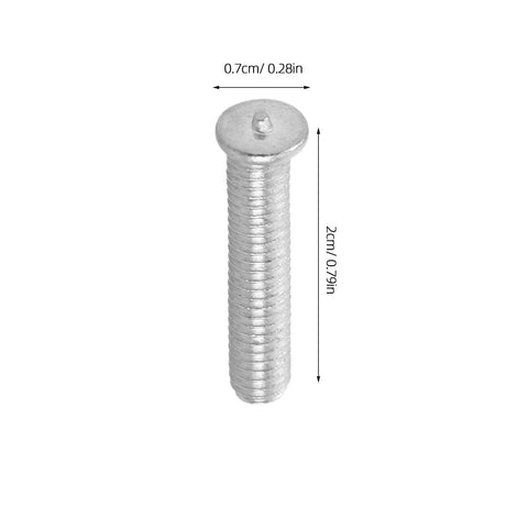 4mm rivet used in 80 Piece Aluminum Dent Puller Kit For Auto Body Repair with dimensions displayed
