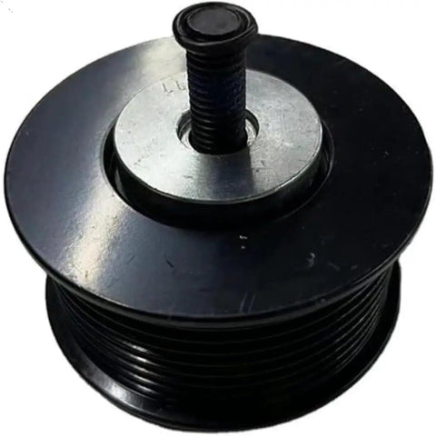 Top Shelf Accessory Drive Belt Idler Pulley 197-9642 heavy duty black part for Caterpillar CAT C2.2 C4.4 330D 336D excavators.