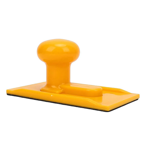 Heavy Duty Woodworking Push Block With Ergonomic Handle And Textured Grip ABS Plastic Go To Push Stick For Table Saws Planers And Routers Bright Yellow Safety Design