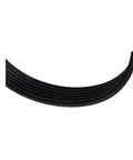 Heavy Duty Planer Drive Belt 140J6 Legit Replacement For Delta And WEN Woodworking Machines Poly V Rubber Strap close-up view.