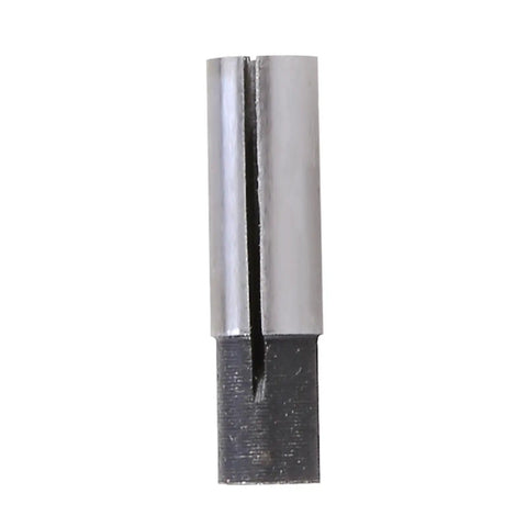 Rock Solid CNC Router Tool Adapter ER Collet Shank Reducer 6Mm To 3.175Mm, metal finish, designed for precision engraving.