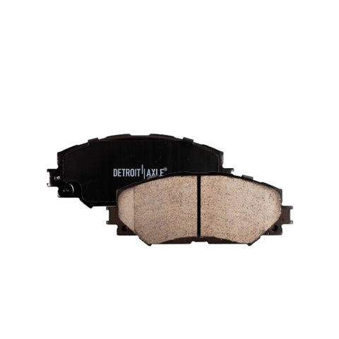 Front Ceramic Brake Pads And Rear Semi Metallic Brake Shoes Replacement Kit For 2008 2014 Scion xD And 2009 2019 Toyota Corolla