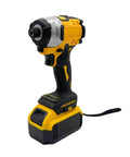 Gangsuqd Cordless Impact Wrench With Brushless Motor Delivers Huge Torque For Cars Trucks And Rv Safe Rechargeable Electric Driver Tool, side view.