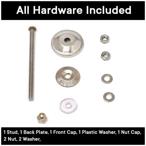 Lit Red Ceramic Cabinet Knob Set 20 Piece Modern Drawer Handles hardware components displayed on white background.
