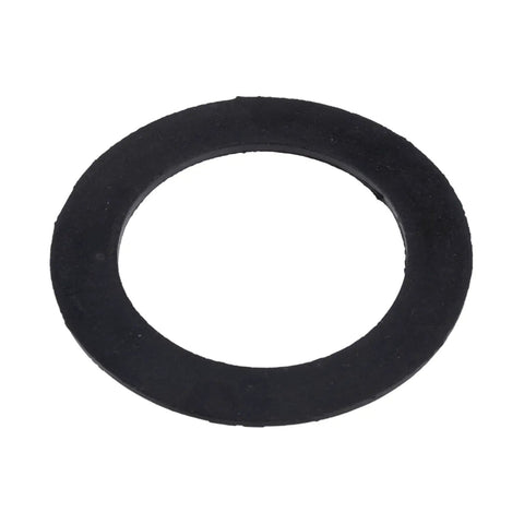 Close-up of a black rubber washer for a rear lower shock absorber plate AD CH 030, highlighting durable material and circular shape.