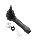 Front Tie Rods Kit For 1999-2006 Chevy Silverado 1500 4WD AWD And Cadillac Escalade, Escalade ESV, EXT, And Avalanche 1500 - 0.71 Inch Thread At Centerlink, 4-Groove Pitman Arm, Heavy-Duty Steering Upgrade. Front tie rod end with nut, cotter pin, and grease fitting