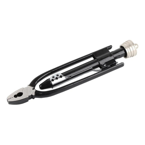Workhorse Wire Twist Plier For Uniform Twists 2 To 3 Mm 25 Feet Included High Carbon Steel Build tool resting on surface.