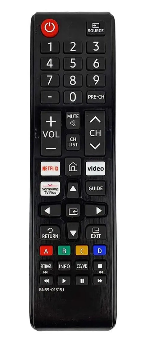Universal Remote For Samsung LCD LED HDTV 3D Smart TVs BN59-01315J Replacement Netflix Prime Video Shortcuts