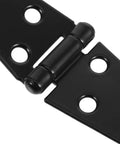 Close-up of 2 Pack Heavy Duty Strap Gate Hinges With Screws Galvanized Iron Outdoor Fence Hinges for Stability and Security