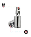 Beefed Up One Quarter Inch Universal Joint Swivel Socket Adapter With 360 Degree Rotating End, Impact Socket Extension, CRV Steel, Heavy Duty Chrome Vanadium Build For Tight Angles, Obstructed Areas, And Narrow Spaces, 1/4" drive