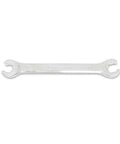 Three Piece SAE Flare Nut Wrench Set Pro Grade Heavy Duty Tools For Soft Metal Nuts Hex Head Design Prevents Stripping Chrome Vanadium Steel Construction With Full Polish Chrome Finish Workhorse For The Job Site single wrench close-up