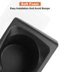 Ram 1500 Cup Holder Inserts for 2019 to 2026 models, close-up of deep-pocket insert made of soft foam for easy installation.