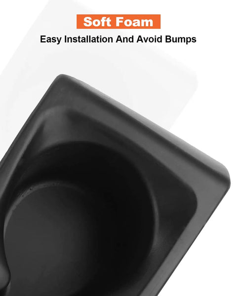 Ram 1500 Cup Holder Inserts for 2019 to 2026 models, close-up of deep-pocket insert made of soft foam for easy installation.