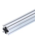 40x40mm V Slot Aluminum Profile Double Slot Extrusion Rail Frame For CNC Machines And 3D Printers High Strength Precision Linear Rail Smooth Motion With Optimized V Groove Durable DIY Gantry Frame For Pro Builds, silver 6063-T5 extrusion rail