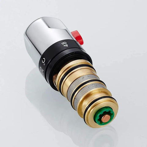Thermostatic Shower Mixer With Wall Mount Temperature Control Valve For Hot And Cold Water Auto Balance For Quick Stable Temperature brass valve