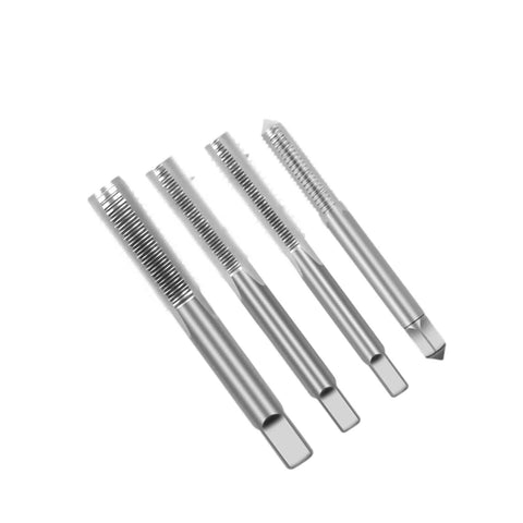 Heavy Duty Manual Tap And Die Set With T Handle Wrench For Creating Standard Threads, Alloy Steel Construction Offers Nonslip Grip And Durability For Tough Jobs, four taps