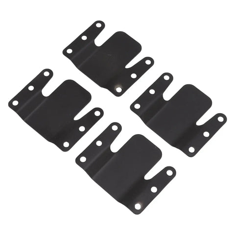 Iron Sectional Sofa Bracket Set Interlocking Couch Connectors With 24 Screws Four Pack for sectional loveseat recliner or bed