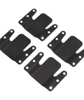 Interlocking Sofa Connector Brackets Set For Sectional Sofas And Furniture, Heavy Duty Iron Connectors, 4 Pack With 24 Screws