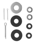 Universal Motorcycle Pedal Spacer Washers Quiets Engine Hum And Smashes Vibration Keeps Footpegs Locked Down Solid For A Smooth Lowkey Ride Without Loose Bolts Or Annoying Buzz in various sizes and materials including black polymer and metal.