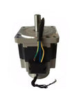 Front view of 24V 400W Brushless Brake Motor for Steering Wheel Drive and Servo Applications, high torque, rugged build.