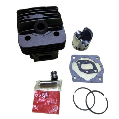 Cylinder Piston Needle Roller Bearing Gasket Rebuild Kit 1E40F-5B 1E40F-5E 40F-5 40-5 2 Stroke Engine Models To Restore Power Make It Run Smooth For Mini Atv And Quads By Upgrading This Kit Now To Skip Repair Bills While Riding Hard., engine cylinder, piston, gaskets and rings on white background