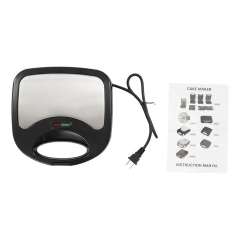 This Sweet 900 Watt Electric Sandwich Maker And Steak Grill Is A Total Game Changer For Your Kitchen Or Office Setup with instruction manual.