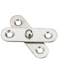 360 Degree Rotating Concealed Door Hinges For Cabinets And Wood Doors, Heavy Duty Stainless Steel Pivot Hinge shown close-up