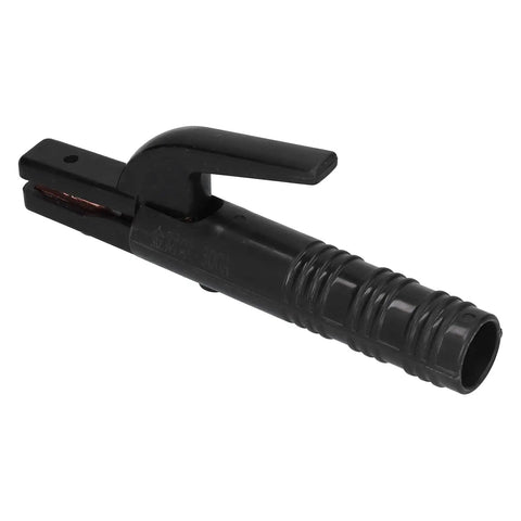 Dope 300A Welding Copper Electrode Clamp with Thick Abs Handle, Black insulator, designed for electrician use.