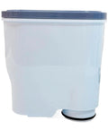 Real Deal Coffee Machine Water Filter Softener, white plastic cartridge for purifying brewing water for home coffee makers.