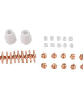 32Piece Plasma Cutter Consumable Kit With Nozzles Electrodes Ceramic Rings For PT31 LGK40 CUT40 CUT50 CT312 CT418 CT520 SUPER200P