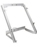 Heavy Rugged Solar Panel Pole Mount For Off Grid Living Complete Free Standing Hardware Rack for 50W solar panels, aluminum structure.