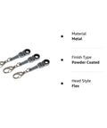 10mm Ratchet Wrench Keychain Set With Flexible Head Ultra-Compact Pocket Tool For Quick Fixes, 3 Pack Durable Metal