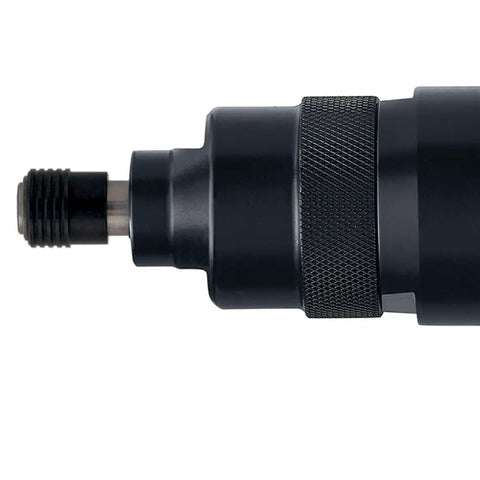 Close-up of Compact One Quarter Inch Mini Impact Wrench with Quick Change Collar for Tight Spots High Torque Burst Low Air Consumption