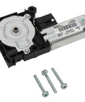GM 84287215 Rear Sunroof Sunshade Motor With Control Module Replacement Part For GM Vehicles, shown with screws