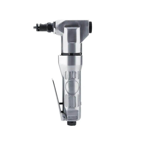 Front view of a Handheld Pneumatic Nibbler Tool With 2800 RPM, lightweight metal cutter for sheet metal, air scissors style nibbler.