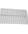 Heavy Duty 28 Slot Guest Room Key And Badge Organizer Rack Featuring Sleek Smart Storage Build For Hotels Motels And Warehouse Crews Providing No Fuss Multi Grid Layout For Quick Access in gray color.