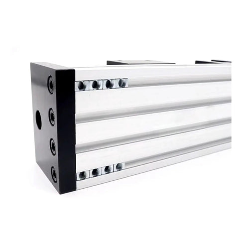Sliding Table For CNC Machines With X Y Z Axis, Linear Motion Guide Rail And Ball Screw, Fits 1204 1605 1610 Models, side view