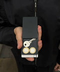 MagSafe Coin Tray With Cardholder Pro Attachment And Detachable Wallet Modular System For IPhone with coins and key