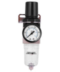 Pro Grade Air Filter Regulator AW2000-02 Aluminum Alloy With Rotary Manual Actuator For Pneumatic Systems front view