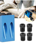 Dope Pocket Hole Jig Kit For Woodworking, Aluminum Construction Built For Real Woodworkers, 0.2 Millimeter Precision, 15 Degree Drill Guide