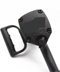 Close-up of the grip and trigger area of the Heavy Duty Pneumatic Hammer Wrench That Knocks Loose Stuck Hardware Like Butter Delivers Raw 2800 Nm Of Twisting Power For Three Quarter And One Inch Socket Drives The Real Deal Garage Workhorse For Tough Auto Jobs.