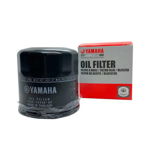 Oil filter and box from All In One Outboard Maintenance Kit For 2010 To 2026 F70 F70LA 4 Stroke Oil Change Lower Unit Service Gear Lube Gaskets Fuel Filter Water Pump Rebuild With Premium Yamalube Fluids